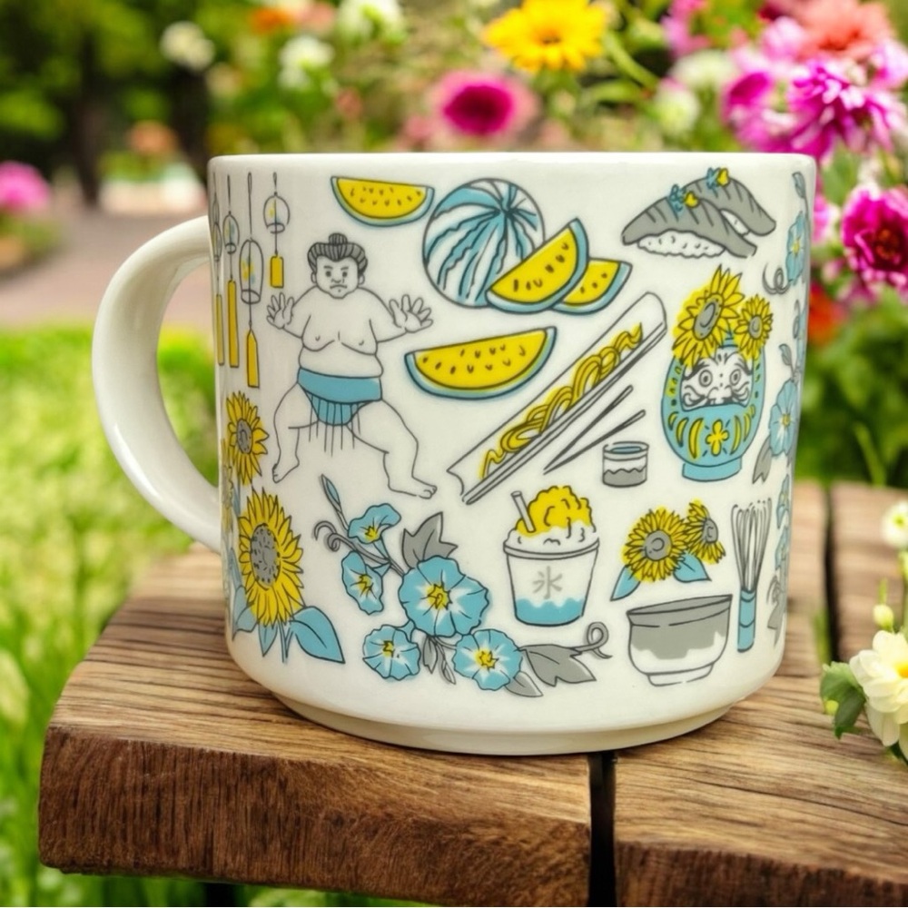 Starbucks Japan Mug - White and Yellow - Picture 16 of 16